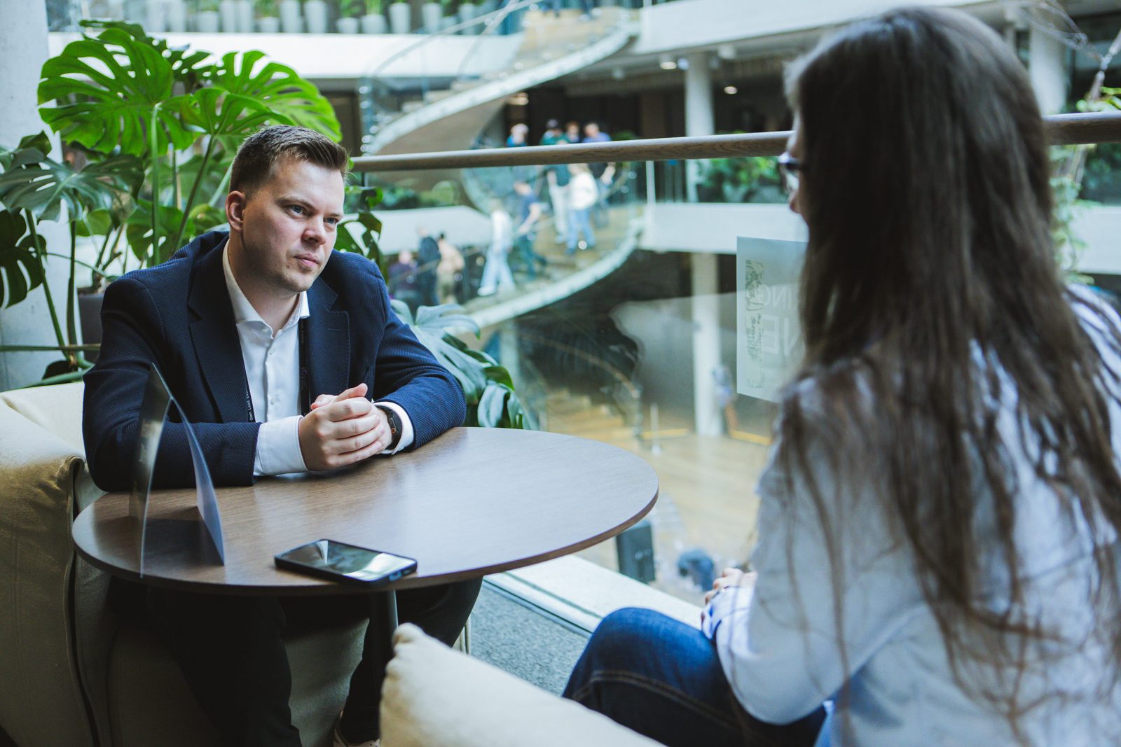 Jirka Helmich mentoring at Engineering Leaders Conference